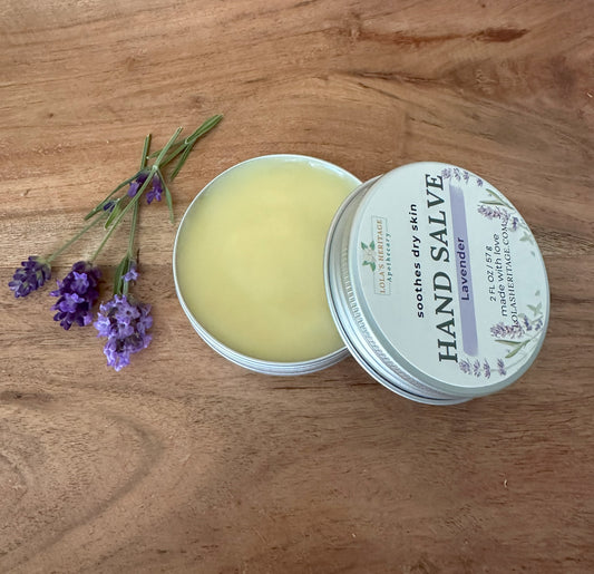 Natural Hand Salve Lavender