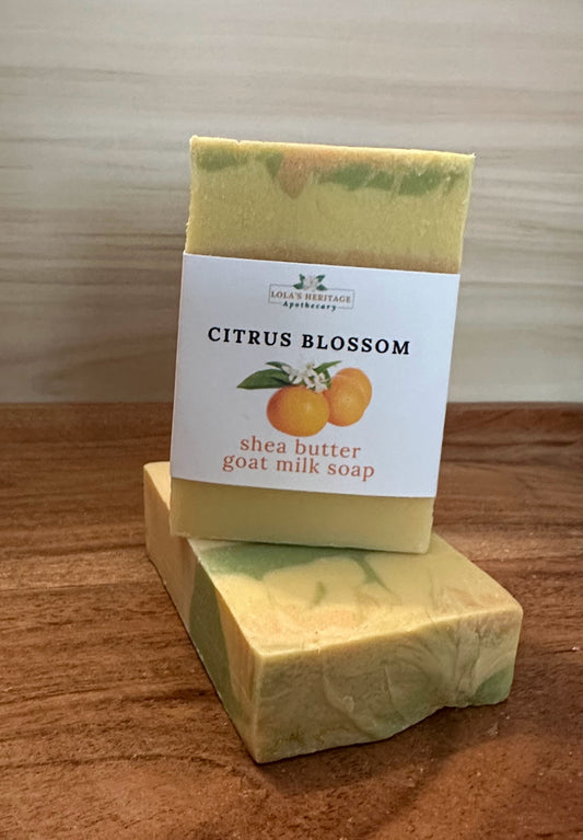 Shea Butter Goat  Milk Soap Citrus Blossom