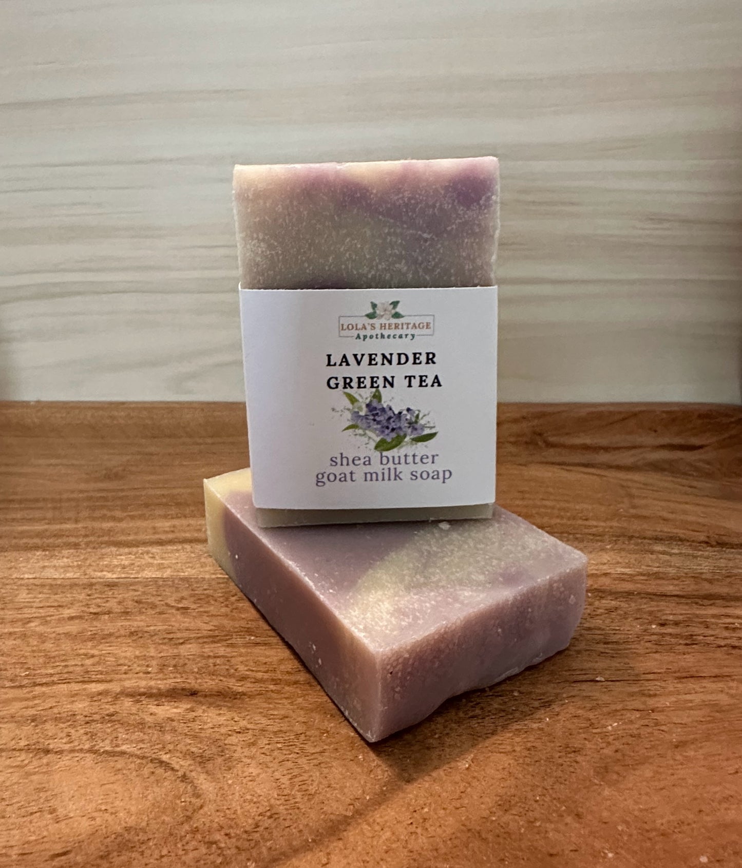 Artisan Shea Butter Goat  Milk Soap Lavender Green Tea