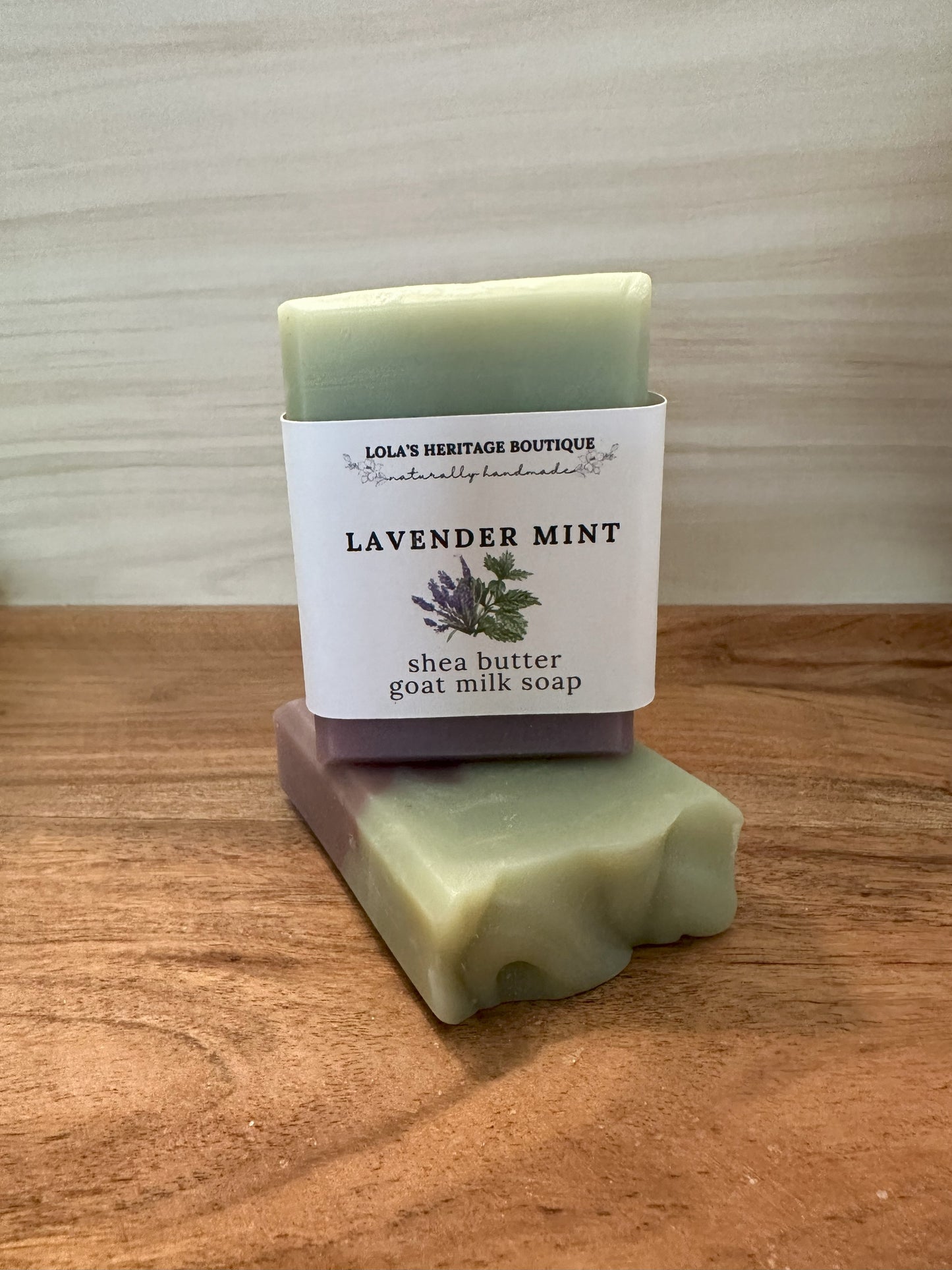 Artisan Shea Butter Goat Milk Soap Lavender Mint